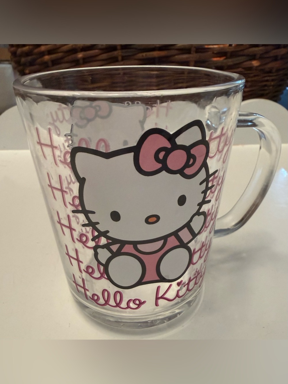 Sanrio Hello Kitty Clear Glass
Mug 15oz.